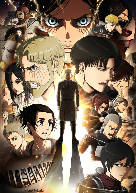 Attack On Titan Style 6 A2 Size Posters-Pixel Demon