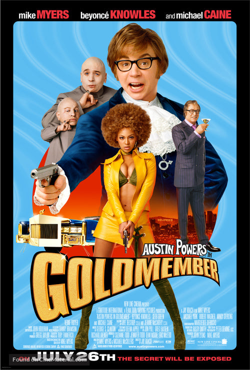 Austin Powers in Goldmember A2 Movie Poster-Pixel Demon