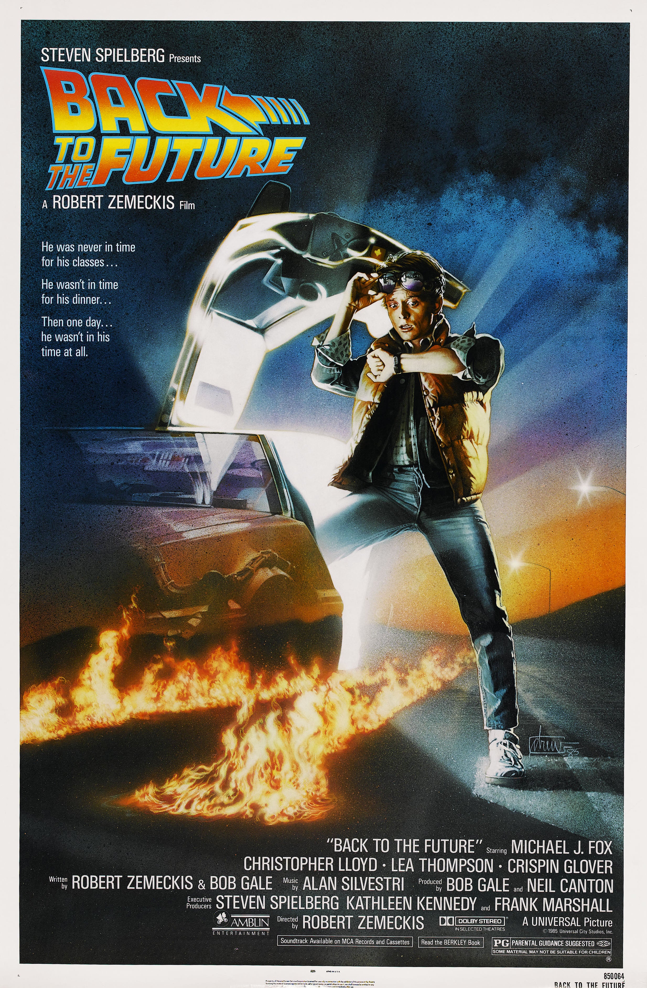 【額縁付き】Back to the Future A2ポスター ② Amazon.co.jp: 【フレーム付-白-】映画ポスター バック
