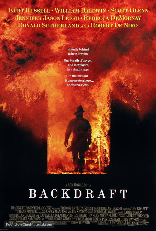 Backdraft Cinema Movie Poster A2 Size