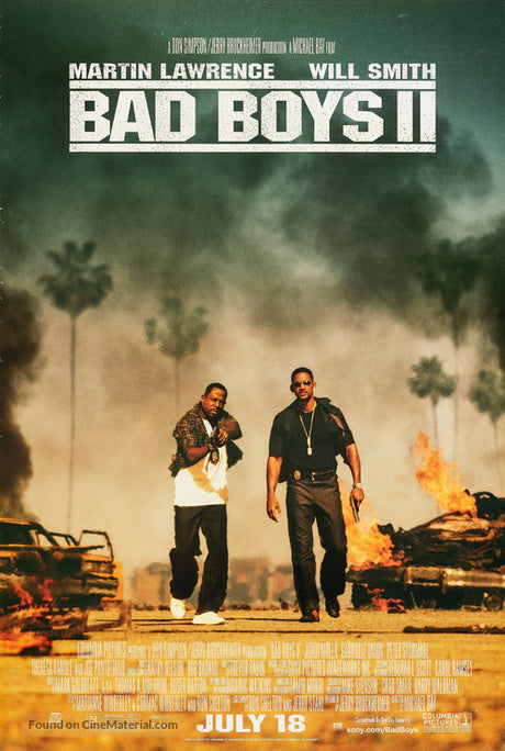 Bad Boys II A2 Movie Poster-Pixel Demon