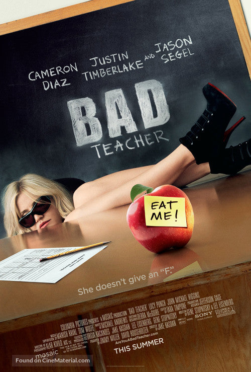 Bad Teacher Cinema Movie Poster A2 Size