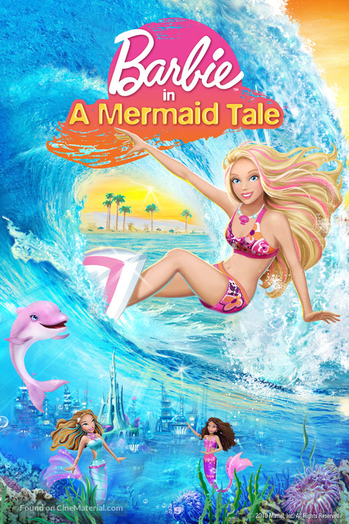 Barbie in A Mermaid Tale Cinema Movie Poster A2 Size