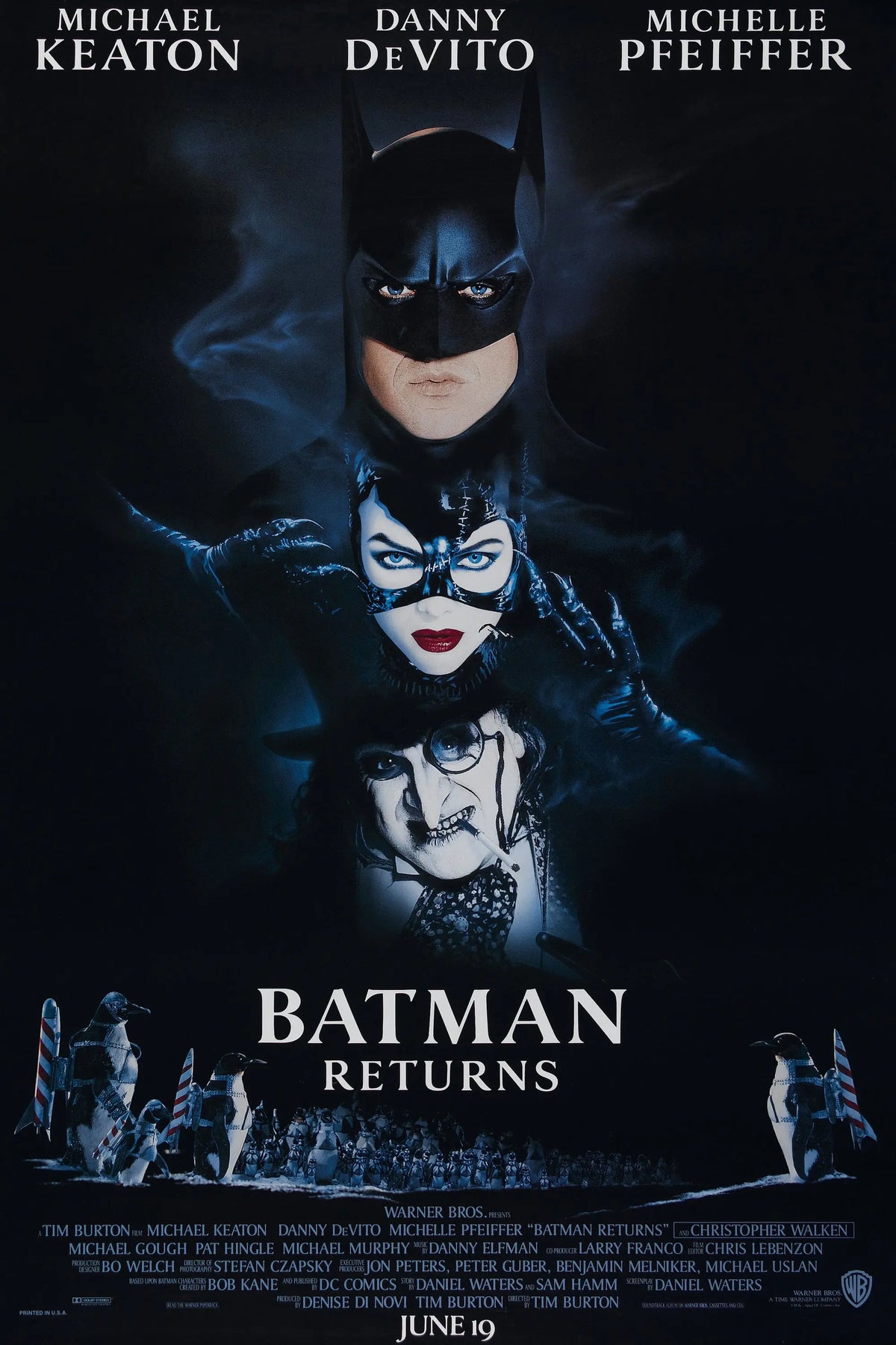 Batman Returns A2 Size Movie Poster-Pixel Demon