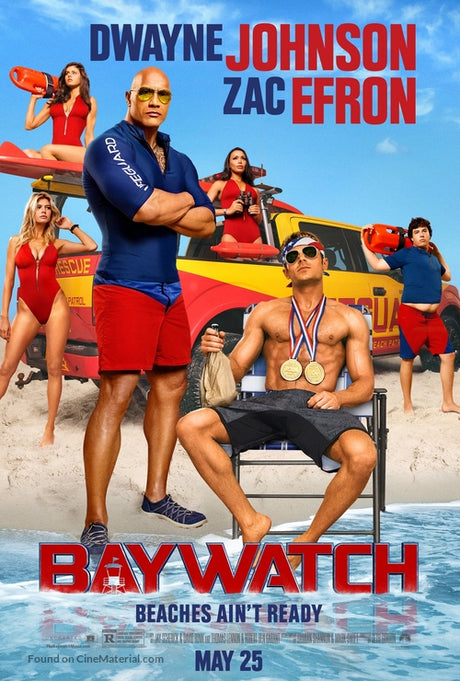 Baywatch A2 Movie Poster-Pixel Demon