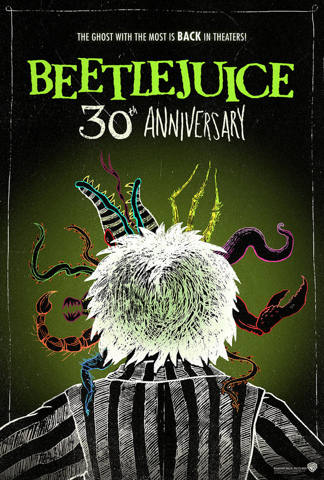 Beetlejuice A2 Size Movie Poster-Pixel Demon