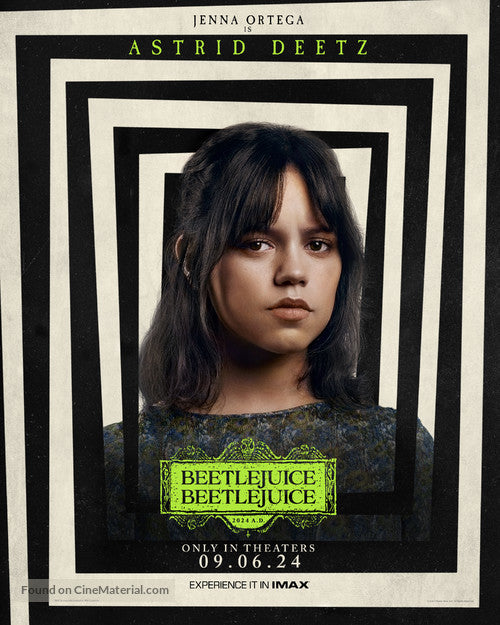 Beetlejuice Beetlejuice Cinema Movie Poster A2 Size Version 8