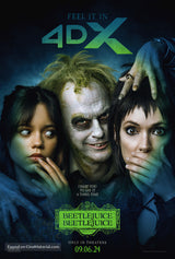 Beetlejuice Beetlejuice Cinema Movie Poster A2 Size Version 4