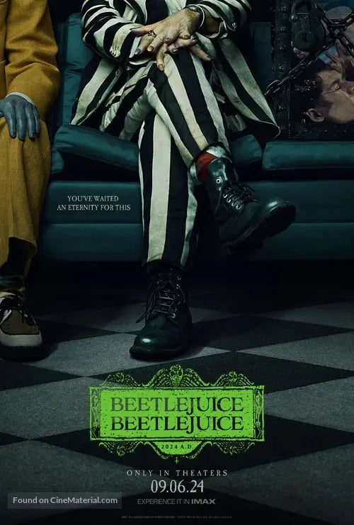 Beetlejuice Beetlejuice Cinema Movie Poster A2 Size Version 2