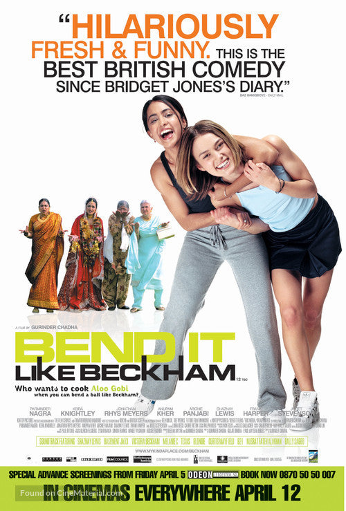 Bend It Like Beckham Cinema Movie Poster A2 Size