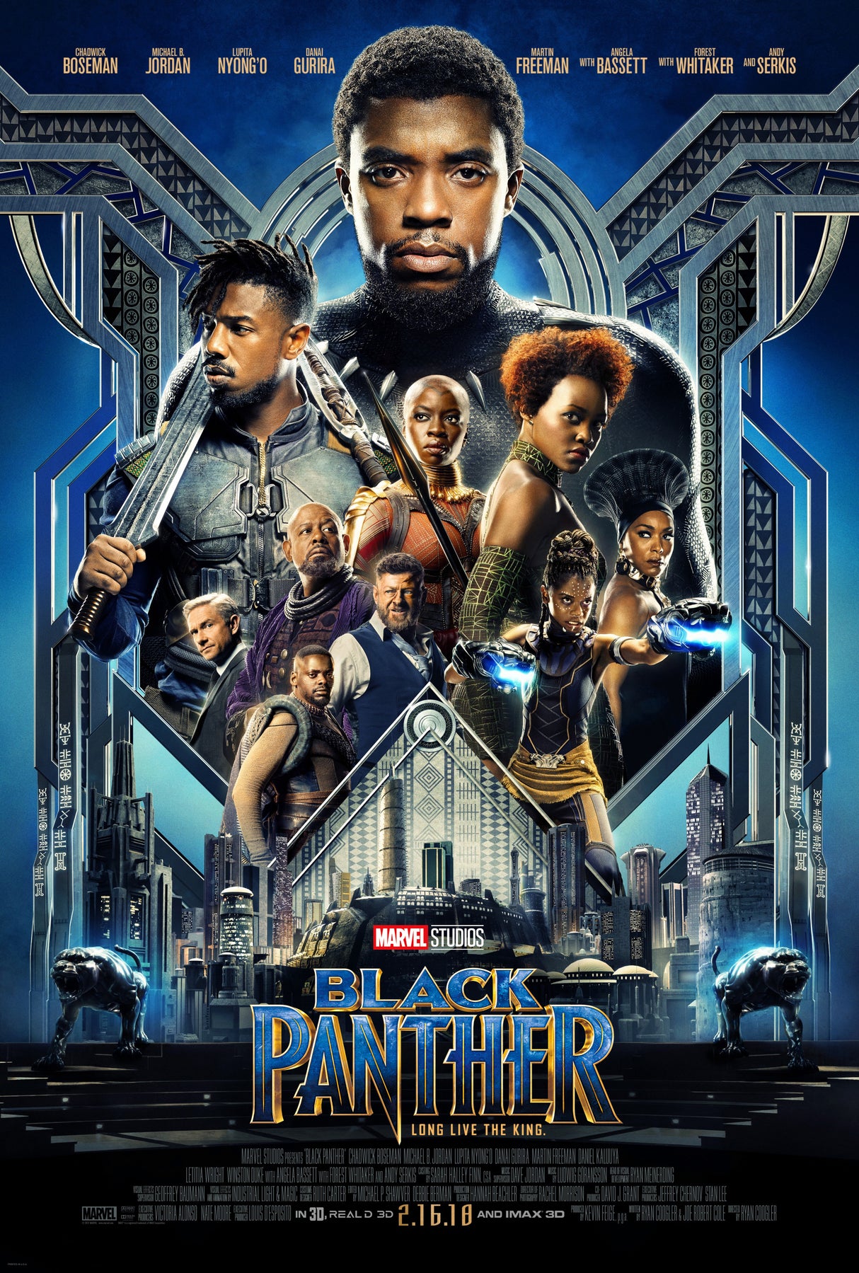 Black Panther A2 Size Movie Poster-Pixel Demon