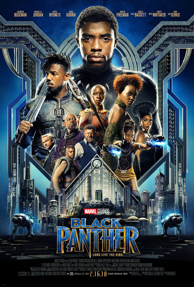 Black Panther A2 Size Movie Poster-Pixel Demon