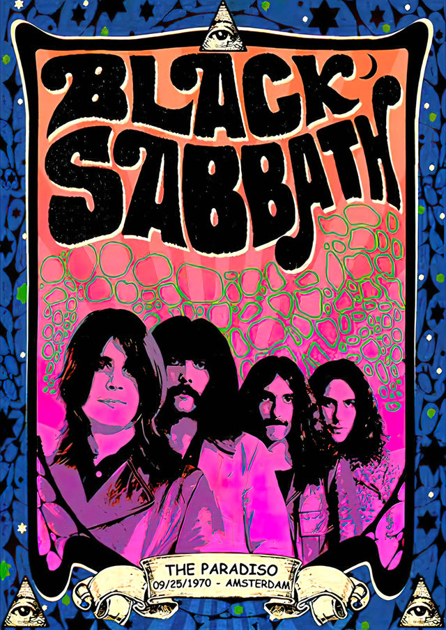 Black Sabbath 3 Vintage Gig A2 Size Posters-Pixel Demon