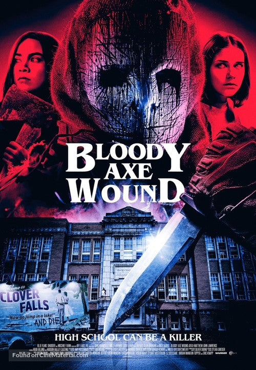 Bloody Axe Wound Movie Poster A2 Size
