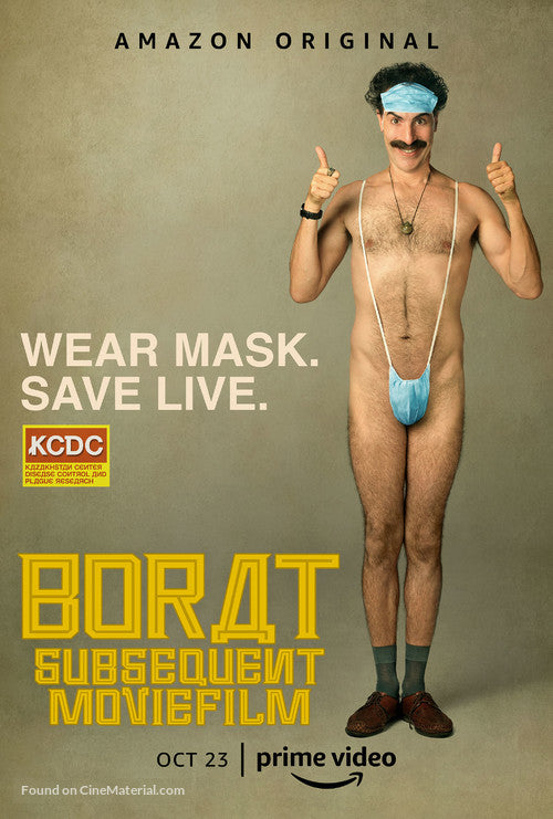 Borat Subsequent Moviefilm Cinema Movie Poster A2 Size
