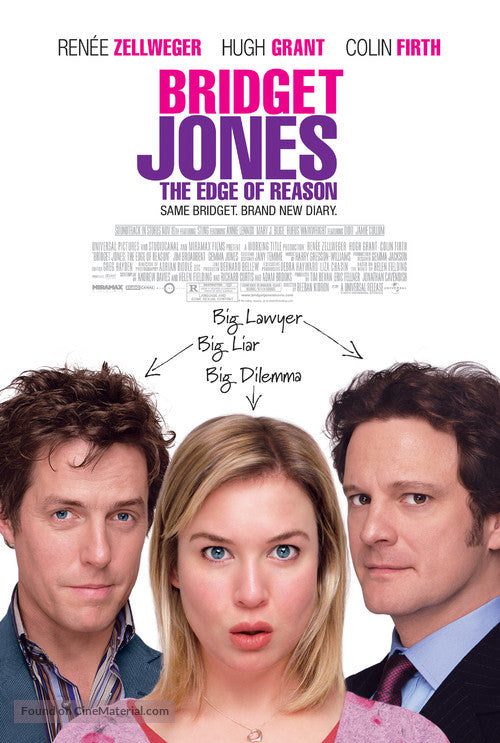 Pixel Demon Bridget Jones: The Edge of Reason Movie Poster A2 Size