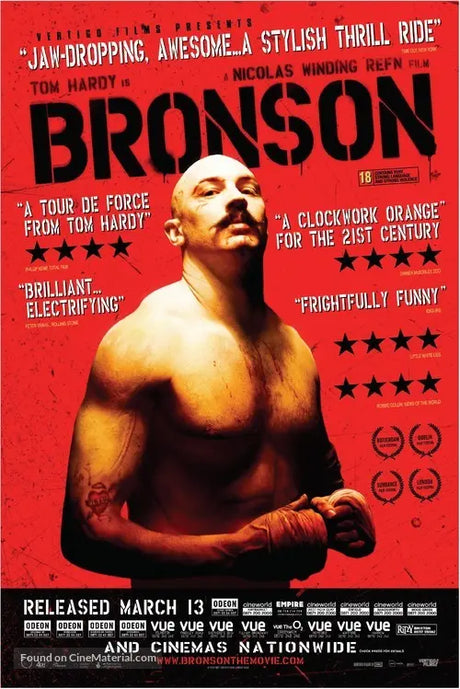 Pixel Demon Bronson Movie Poster A2 Size