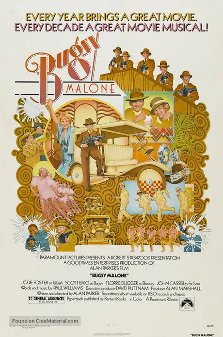 Pixel Demon Bugsy Malone Movie Poster A2 Size