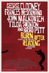 Burn After Reading Cinema Movie Poster A2 Size
