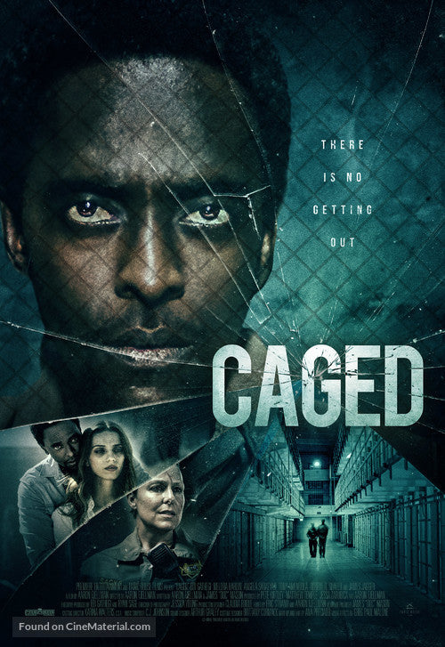 Pixel Demon Caged Movie Poster A2 Size