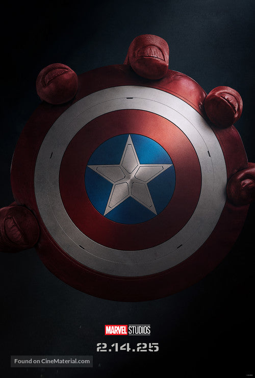 Captain America: Brave New World Movie Poster A2 Size Vers 2