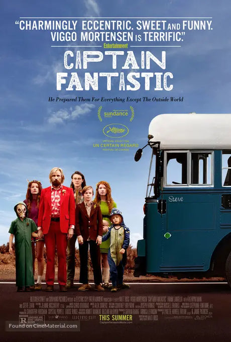 Captain Fantastic A2 Movie Poster-Pixel Demon