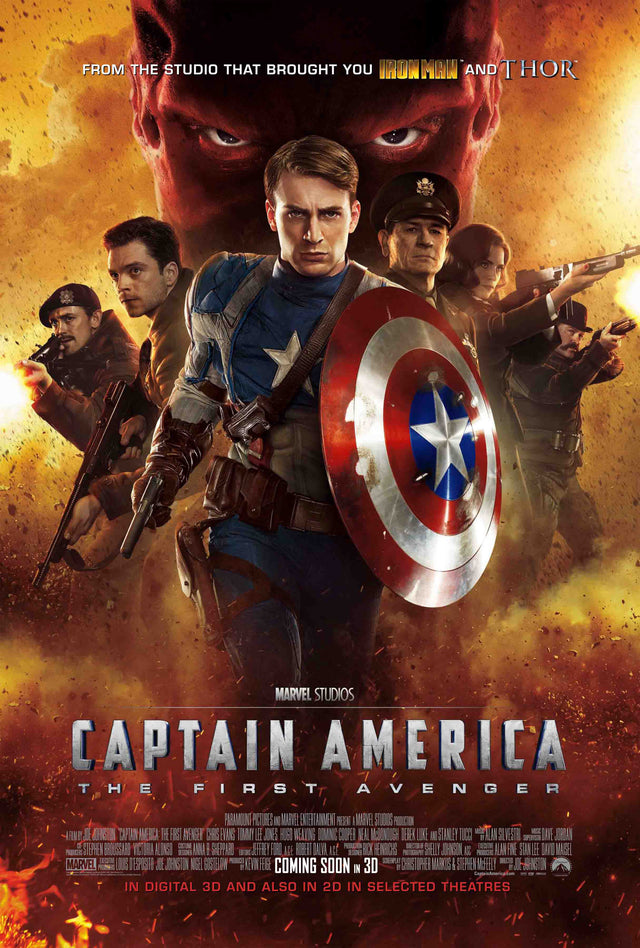 Captain America: The First Avenger A2 Size Movie Poster-Pixel Demon