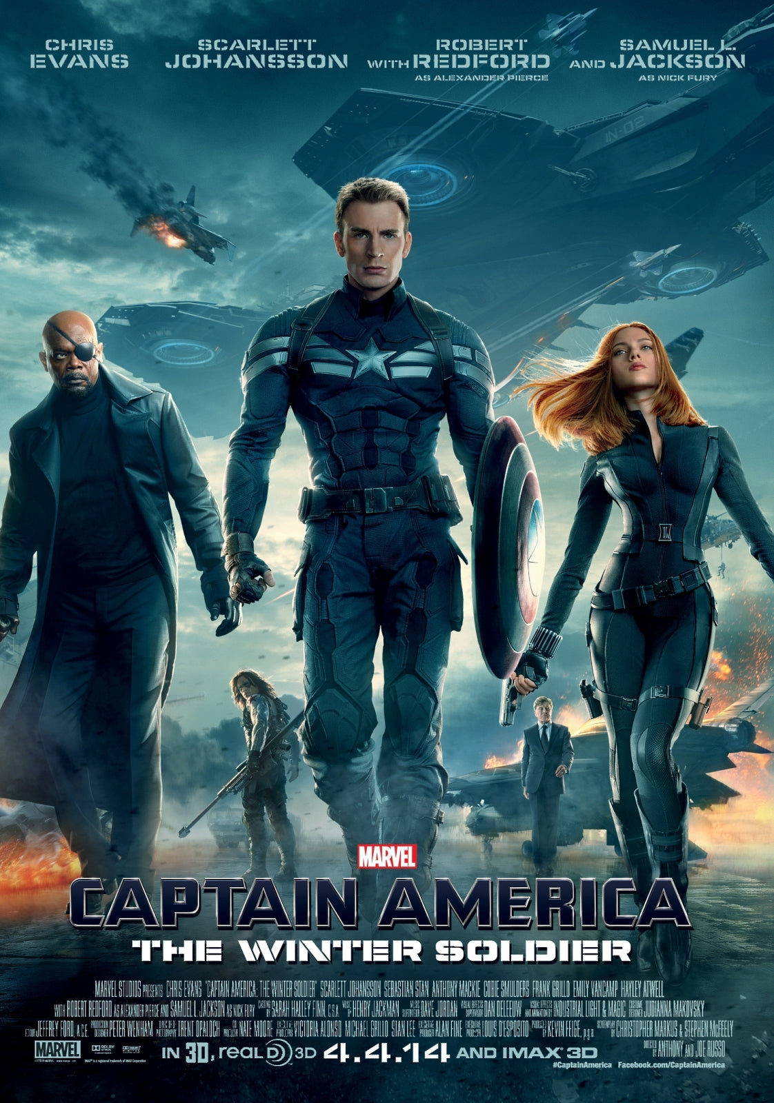 Captain America: The Winter Soldier A2 Size Movie Poster-Pixel Demon