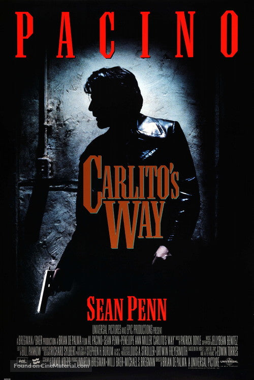 Carlito's Way Cinema Movie Poster A2 Size