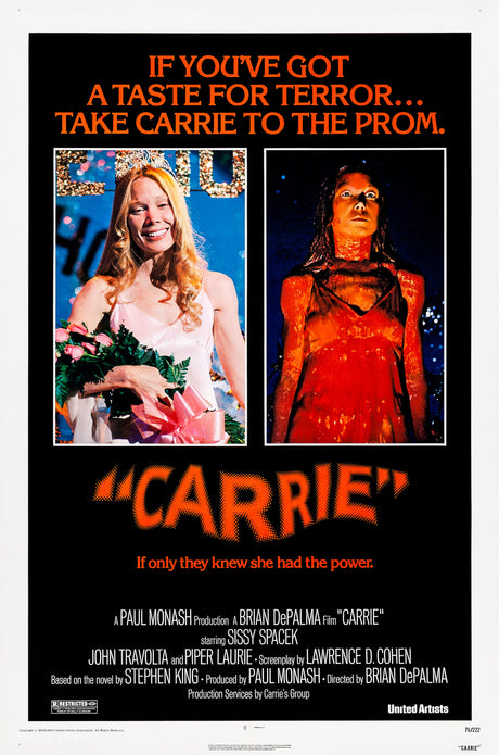 Carrie A2 Size Movie Poster-Pixel Demon