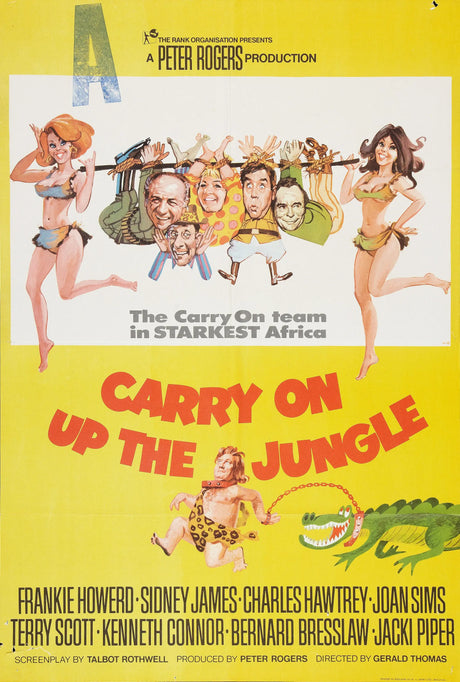Carry On Up The Jungle A2 Size Movie Poster-Pixel Demon