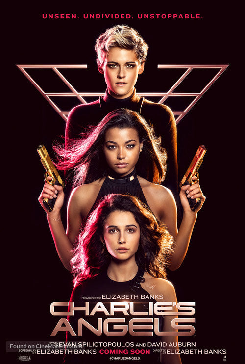 Charlie's Angels (2019) Cinema Movie Poster A2 Size