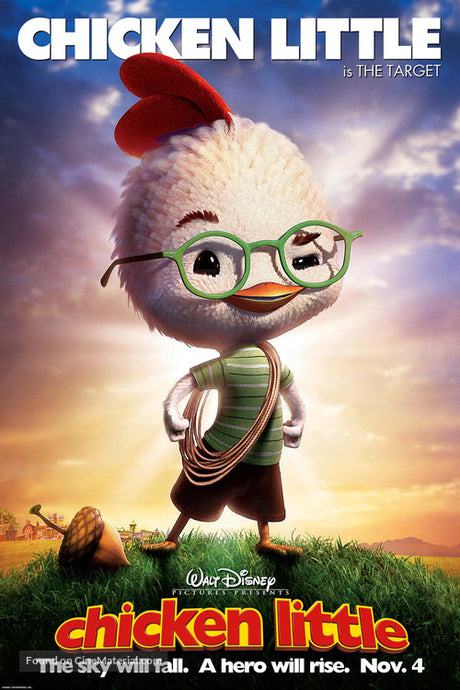 Chicken Little A2 Movie Poster-Pixel Demon