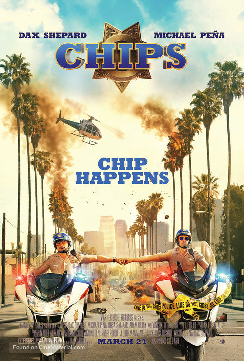 CHiPS Cinema Movie Poster A2 Size