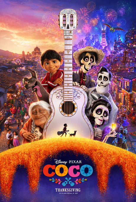 Coco A3 Size Movie Poster-Pixel Demon