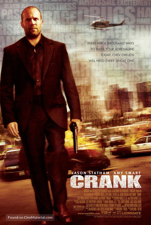 Crank Cinema Movie Poster A2 Size