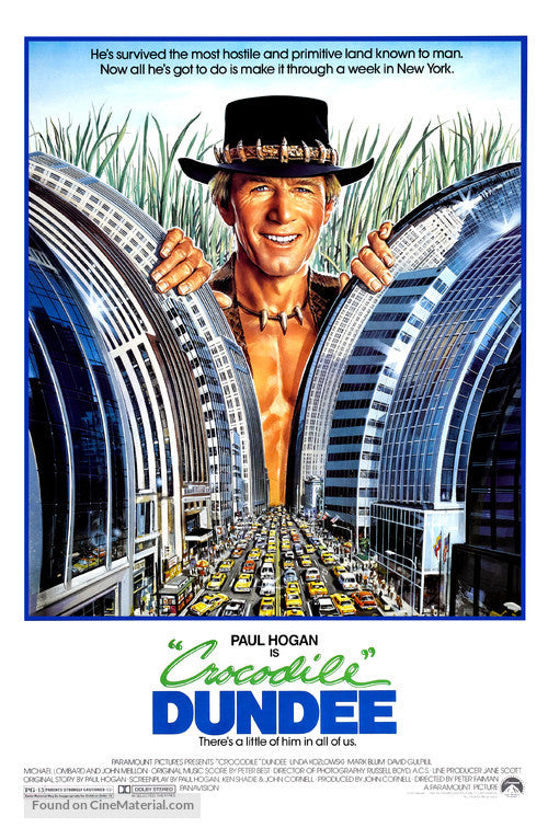 Crocodile Dundee Cinema Movie Poster A2 Size