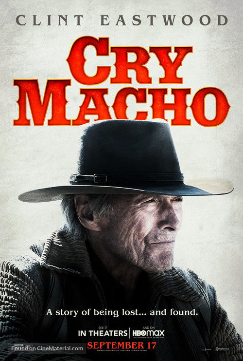 Pixel Demon Cry Macho Movie Poster A2 Size