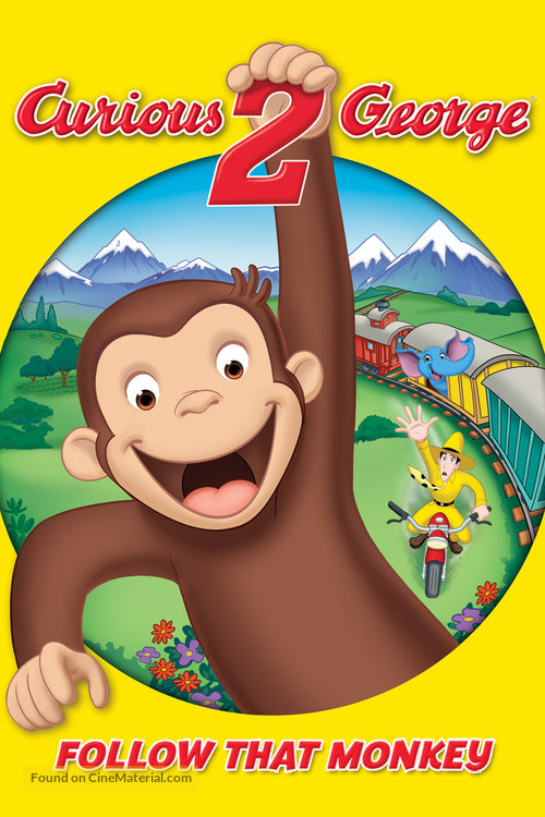 Curious George 2: Follow That Monkey! Cinema Movie Poster A2 Size
