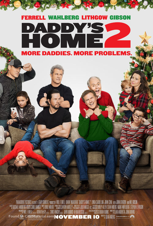 Daddy's Home 2 A2 Movie Poster-Pixel Demon