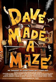 Pixel Demon Dave Made a Maze Movie Poster A2 Size