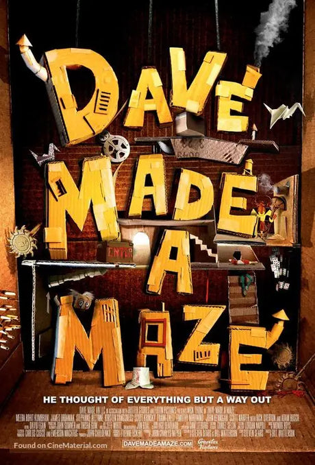 Pixel Demon Dave Made a Maze Movie Poster A2 Size