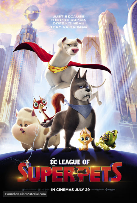 DC League of Super-Pets A2 Movie Poster-Pixel Demon