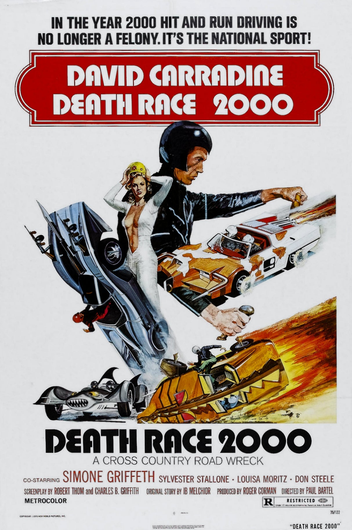 Death Race 2000 A2 Size Movie Poster-Pixel Demon