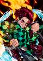 Demon Slayer Anime Design 3 A2 Size Posters-Pixel Demon