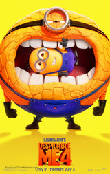 Despicable Me 4 Cinema Movie Poster A4 Size Version 2