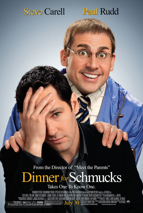 Dinner for Schmucks Cinema Movie Poster A2 Size