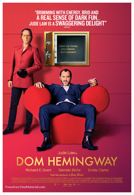 Pixel Demon Dom Hemingway Movie Poster A2 Size