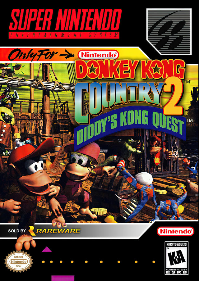 90s Donkey Kong Country 2 A2 Size Posters-Pixel Demon