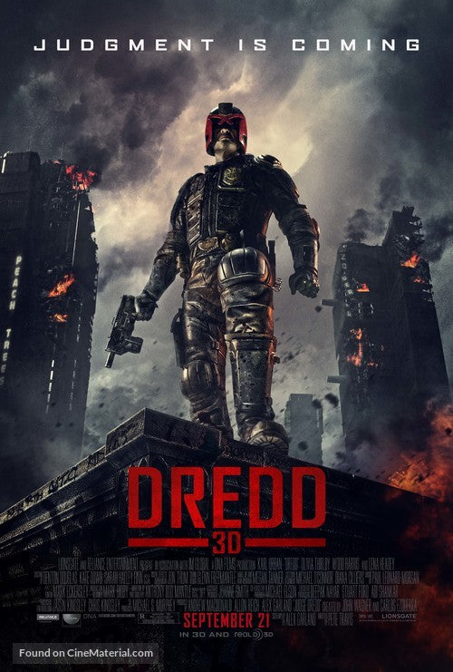 Dredd A2 Movie Poster-Pixel Demon